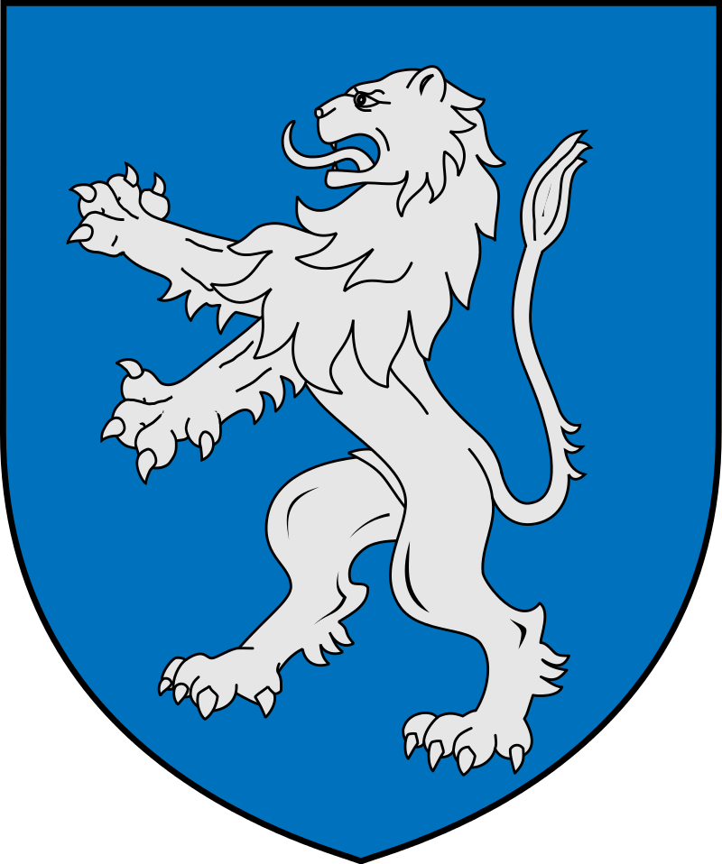 Azure (blue) Lion of Leuven
