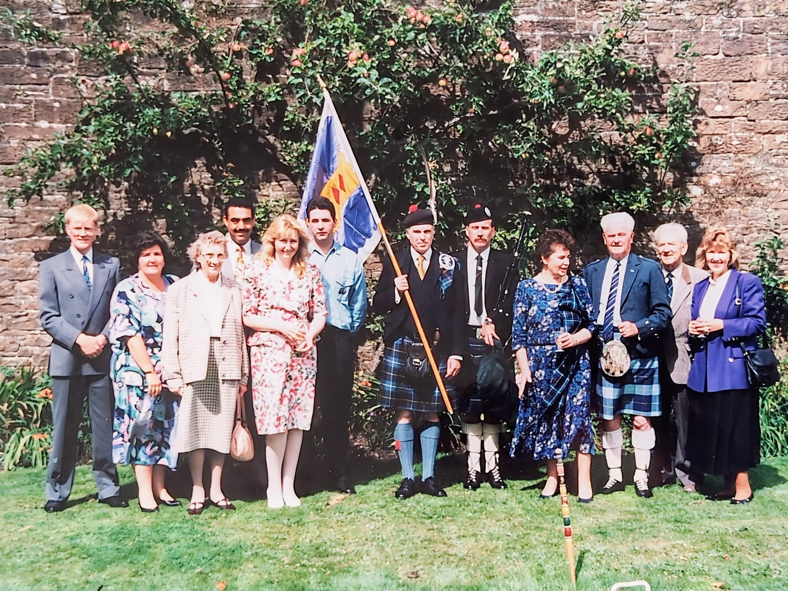 August 1992 first gathering of McKerrell clan in Lochmaben